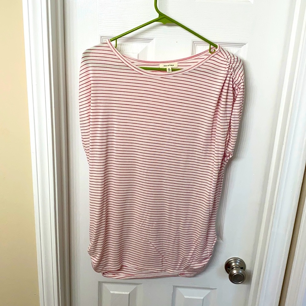 Red & white striped shirt